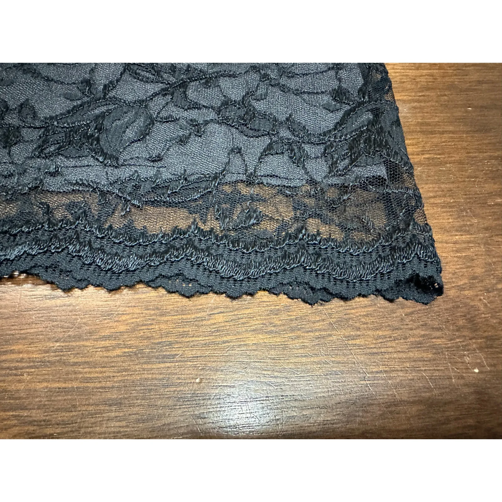 Whimsigoth Witch Y2K Grunge Lace Skirt Women 14 VTG Romantic Coquette Dark Fairy Black - Image 6