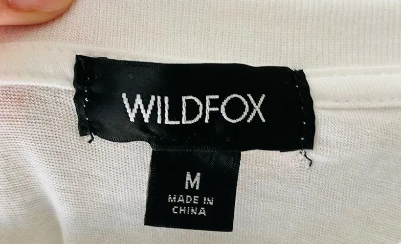 Wildfox 'Bikinis & Bellinis' Tee Shirt White Sz Medium - Image 4