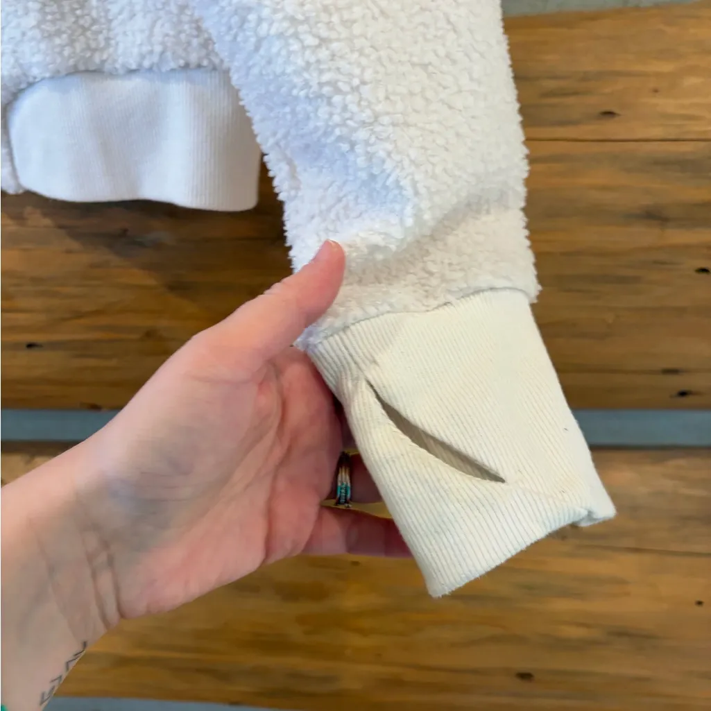 All in Motion White Zip Up Jacket size Small - Image 3