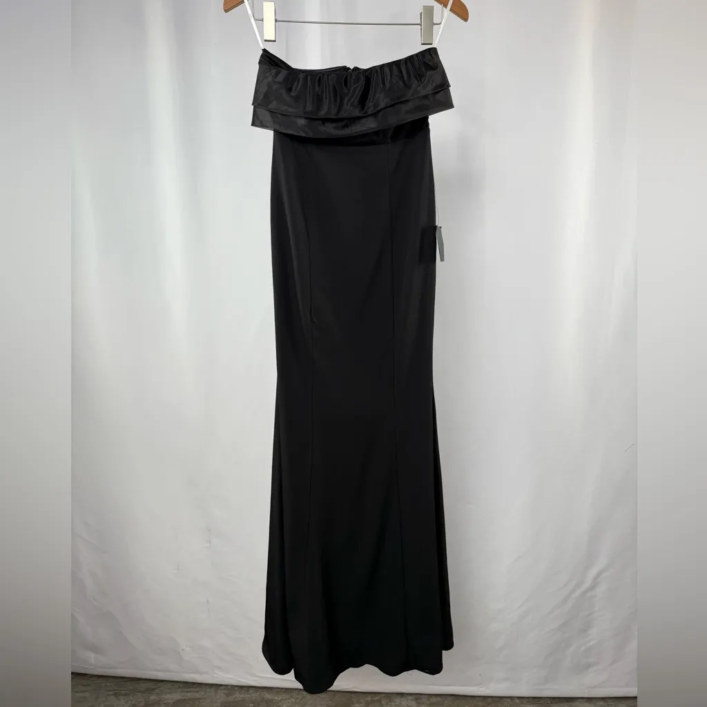 NWT Lulus Brilliantly‎ Bold Strapless Mermaid Maxi Dress in Black Size XS - Image 5
