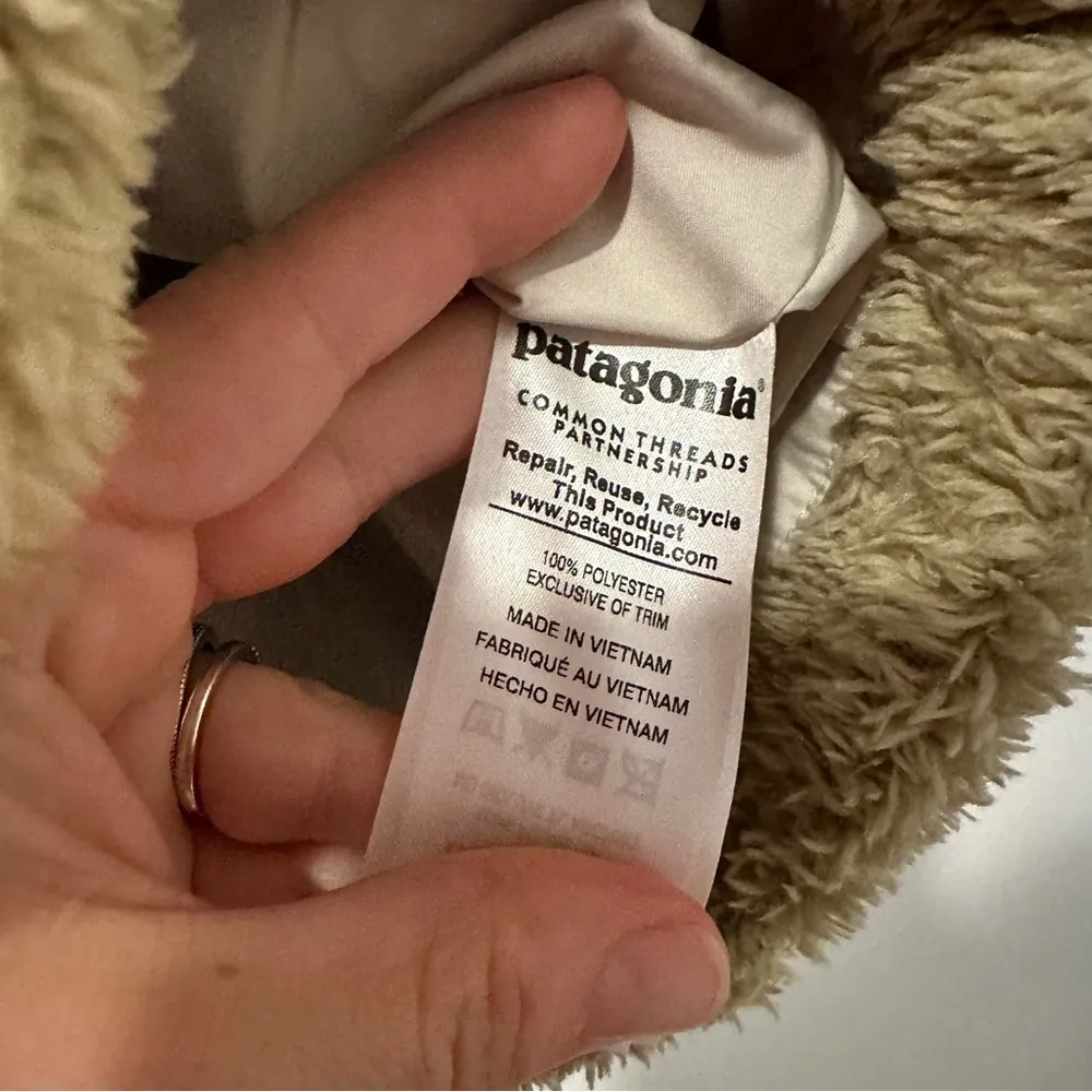 Patagonia Los Gatos Zip Front Vest Women’s Medium Cream Tan - Image 7