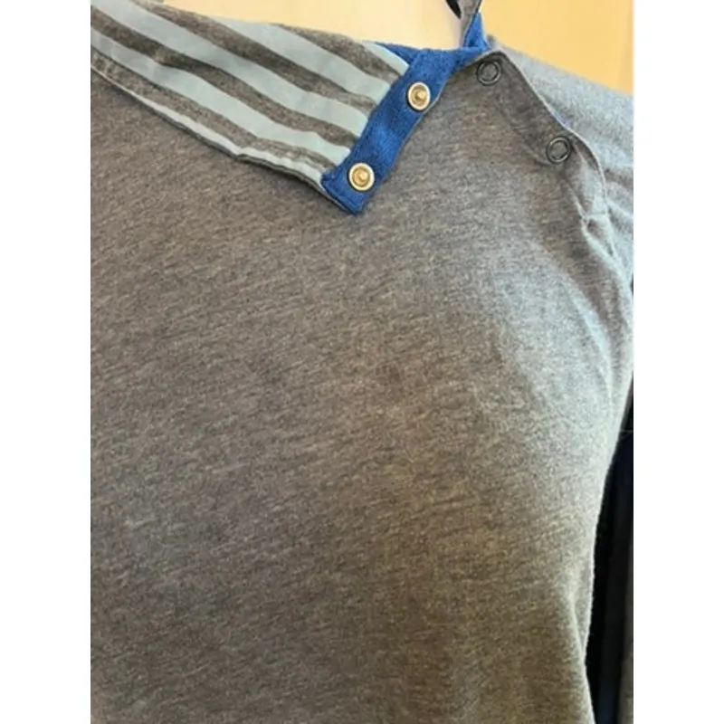 Jason Wu for Eva Air Women's Lounge Top Size Medium Blue - Image 3