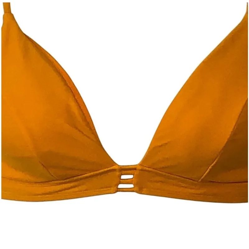 No Boundaries Dark Golden Yellow Bikini Top XL – Full Coverage, Adjustable - Image 7