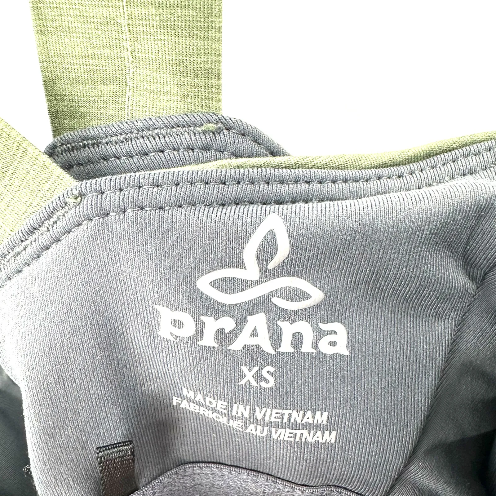 Prana Sz XS Tank Top Green Camo X Back Athletic Activewear Gym‎ Exercise Running - Image 3