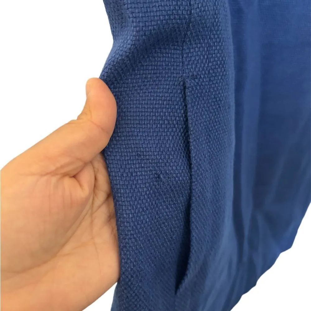 ‘S MaxMara Linen blend fully lined Mini Shift Dress pockets Size 6 - Image 8