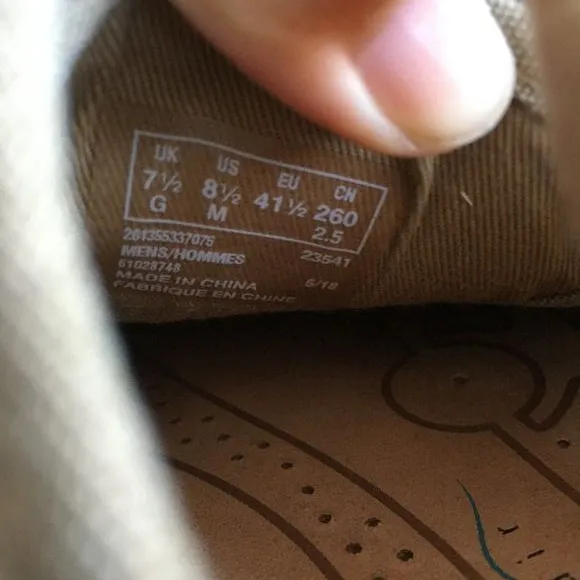 Clarks active lace up‎ Athletic Shoes Womens Size 8.5M Comfy Beige Black - Image 5