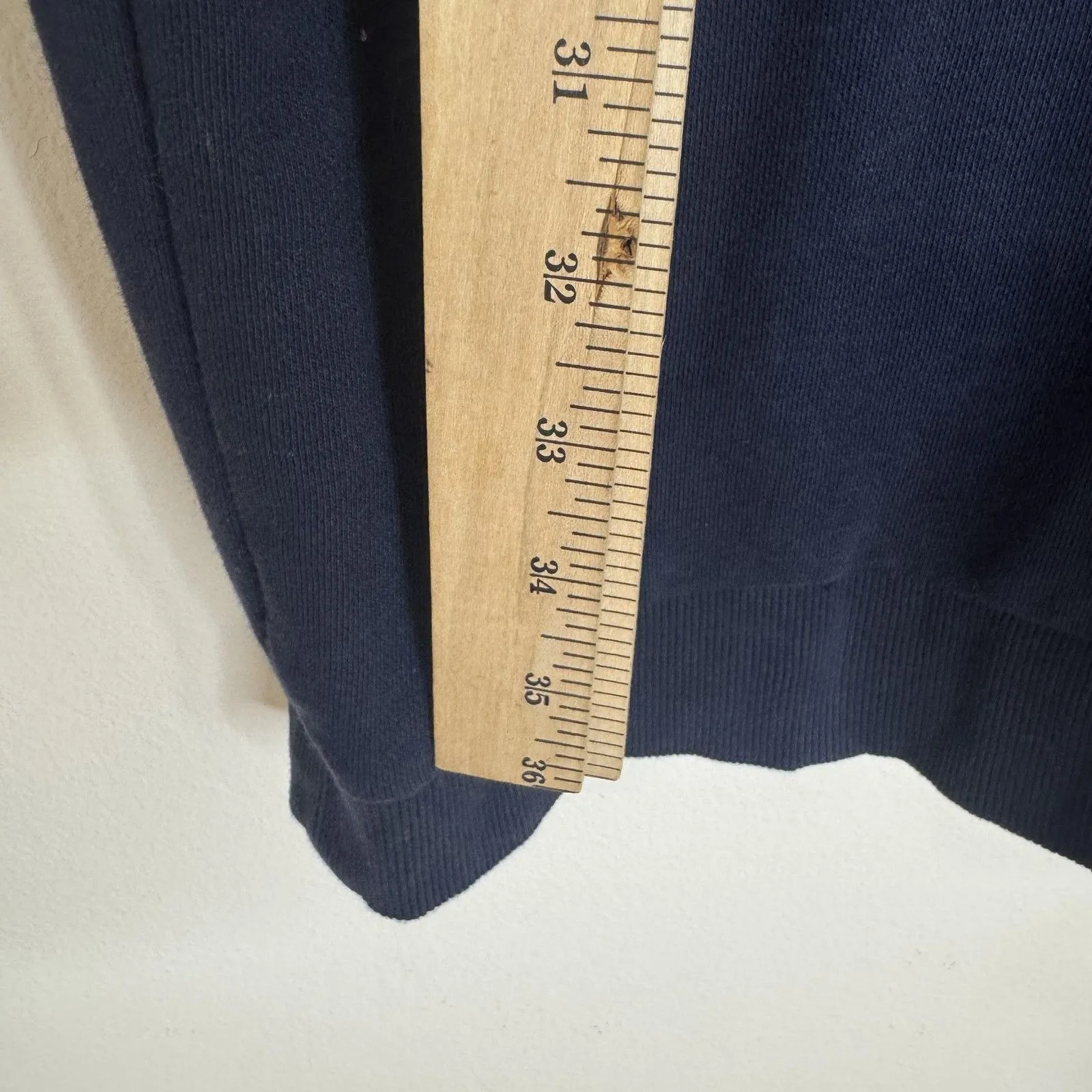 Tommy Hilfiger Hoodie Dress Womens Large Navy Blue Spell Out Sweatshirt pullover - Image 8