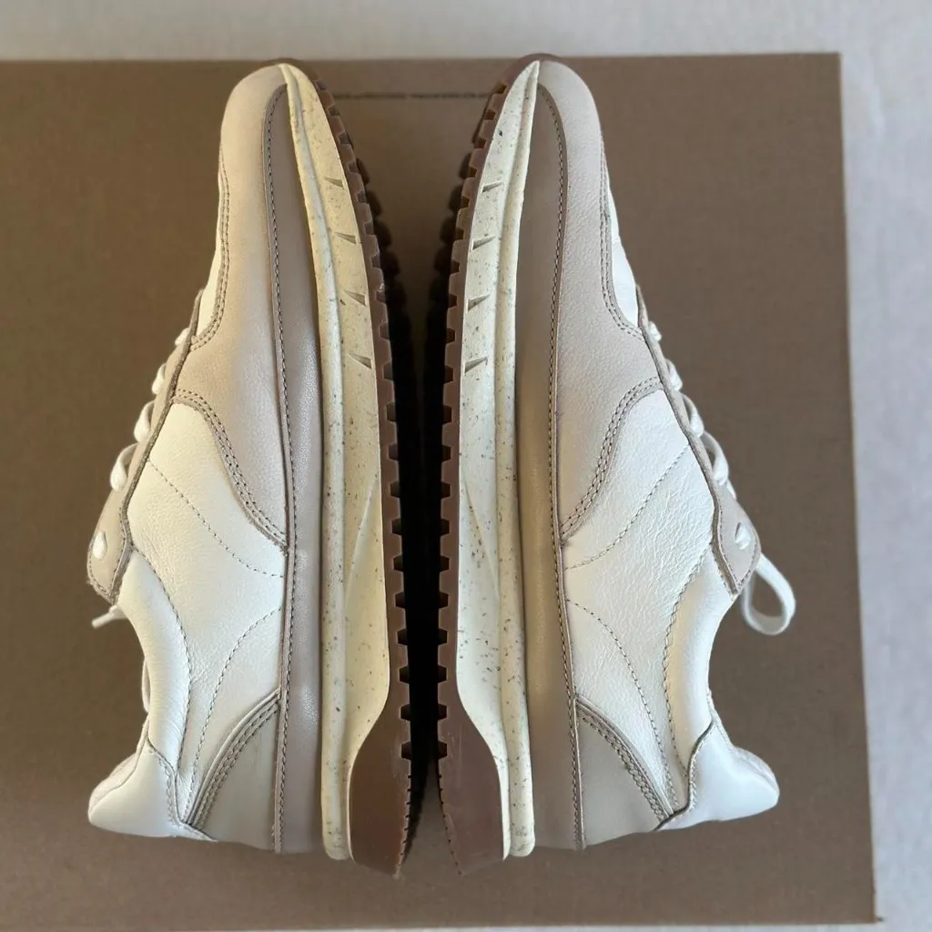 Madewell Kickoff Trainer Sneakers in Antique Cream Multi, Size 9 - Image 3