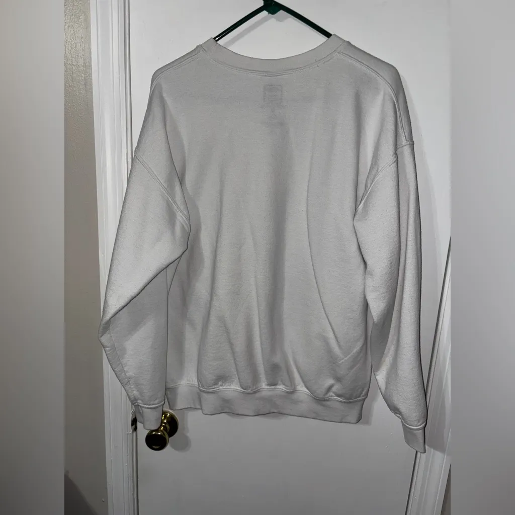 Ford Bronco White Crew Sweatshirt Medium - Image 3