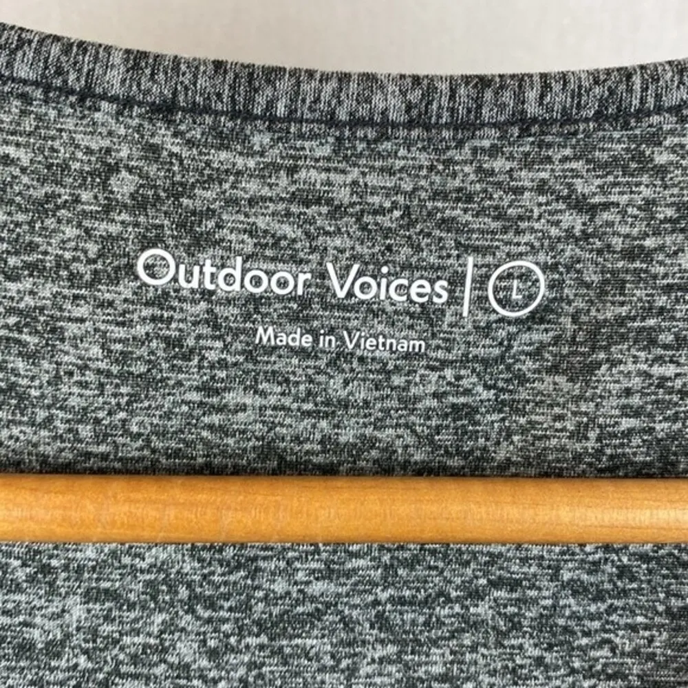 Outdoor Voices Gray Sleeveless Soft Athletic Sport Tank Top L - Image 5