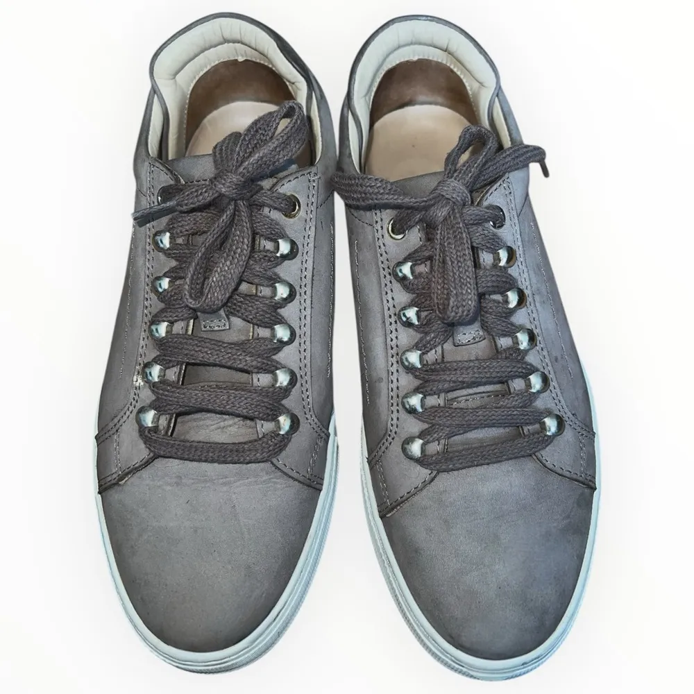 WANT Les Essentiels designer LEATHER PLATFORM Brown White sneakers shoes 6.5 37 - Image 4