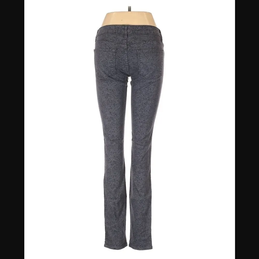 Rich & Skinny Jeans 26 Skinny Printed Paisley Boho Gray Lyocell Sustainable - Image 5