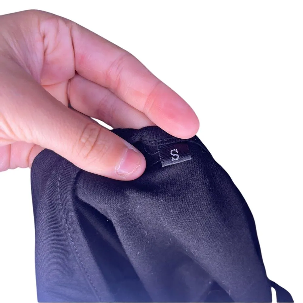 Amazon NWOT Black V Neck Maxi Dress Neutral Minimalist Pockets Small Beach Summer Small - Image 13