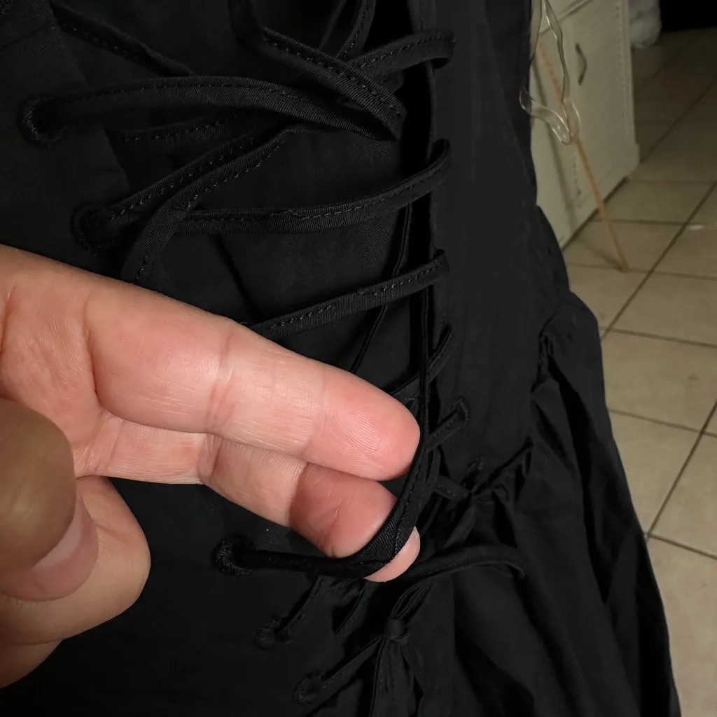 HOUSE OF CB 'Tatiana' Black Midi Sundress NWOT size XL‎ - Image 8