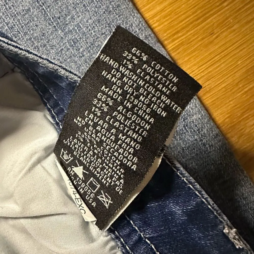 Grace in LA embellished jeans 11/30 Blue Size undefined - Image 4