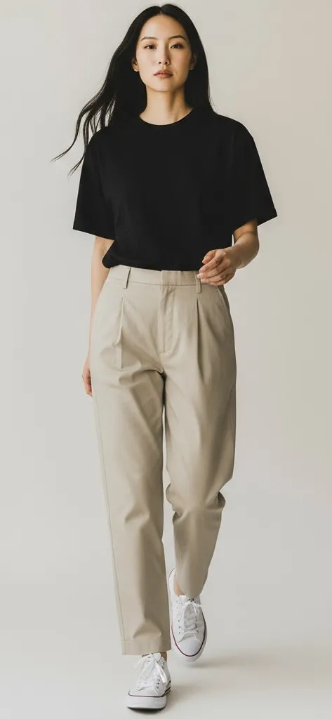 Brunello Cucinelli Pleated Cotton Blend Ruffle Waistband Pants - Image 1