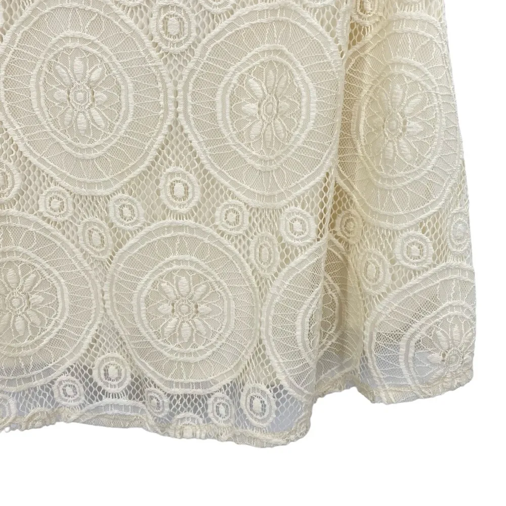 Love, Fire Women's Lace Cold Shoulder Ivory Dress New - Image 12