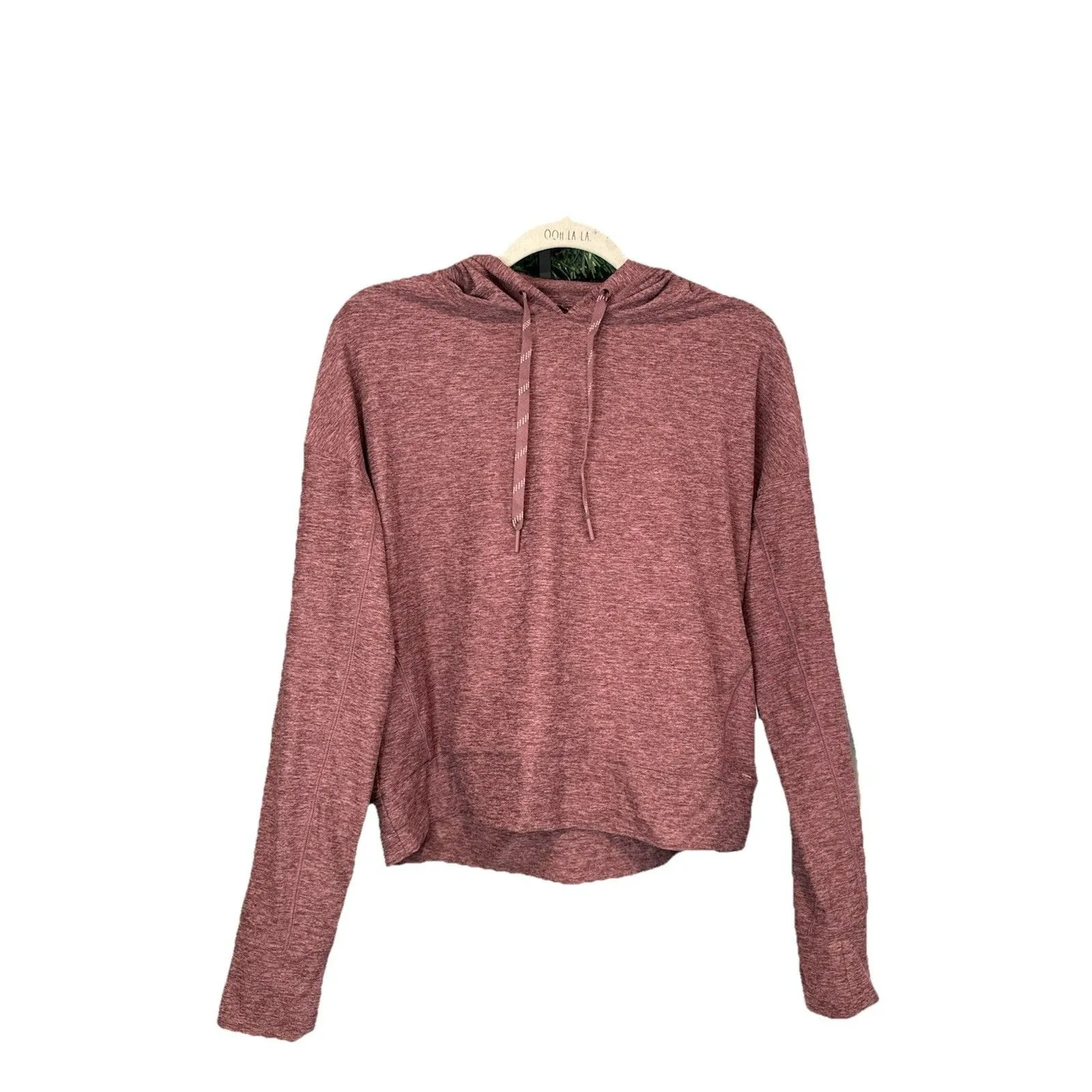 FLX Hoodie Size S Red Long Sleeve Popover Drawstring Stretch Women's NWT - Image 8