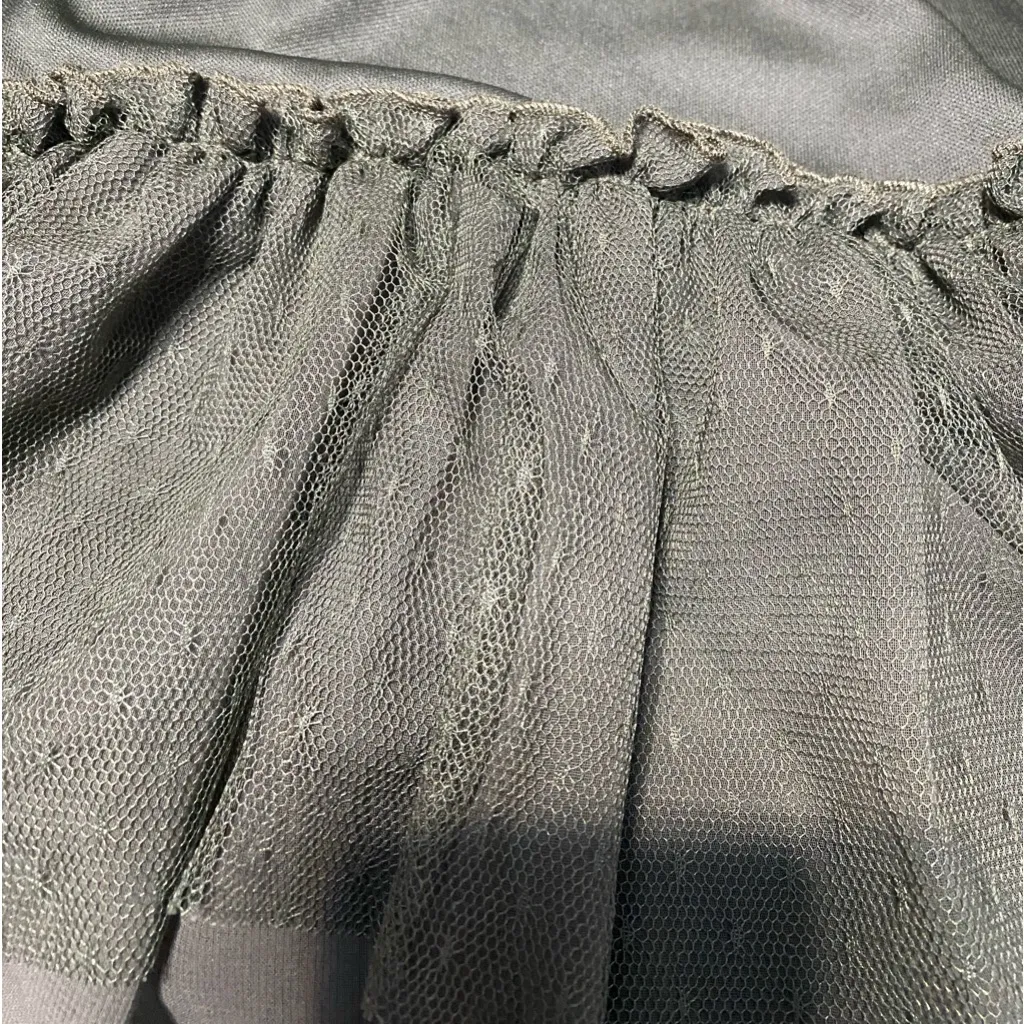 A’reve woven layered tiered‎ dress Green - Image 10