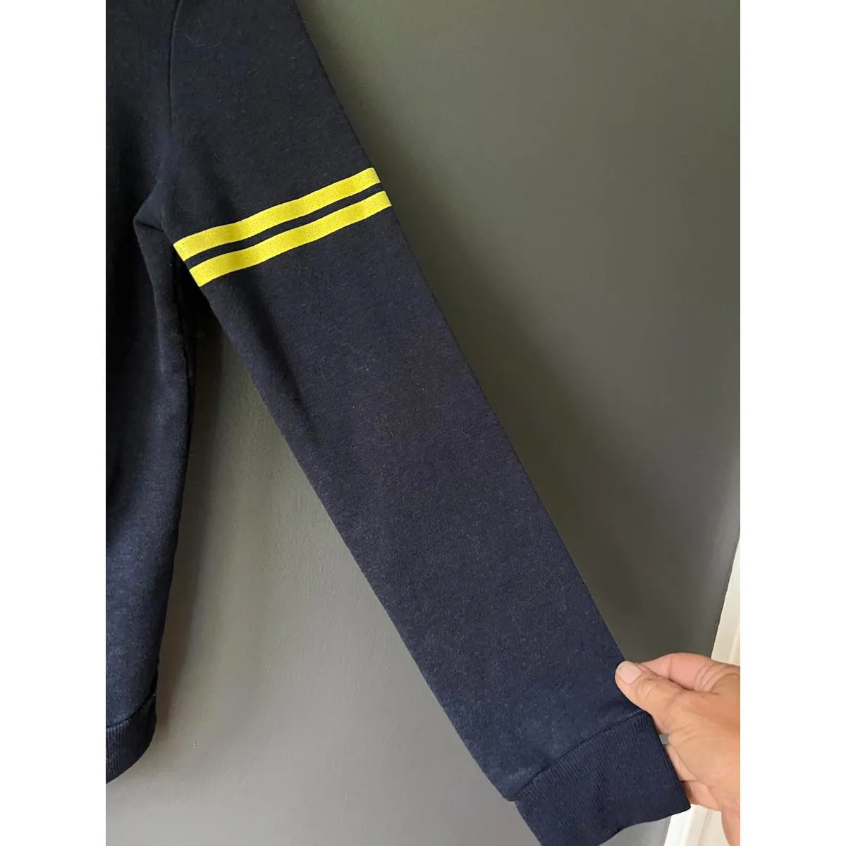 rue21 Navy Blue Longsleeve T-Shirt  with Yellow '21' Print - Image 4