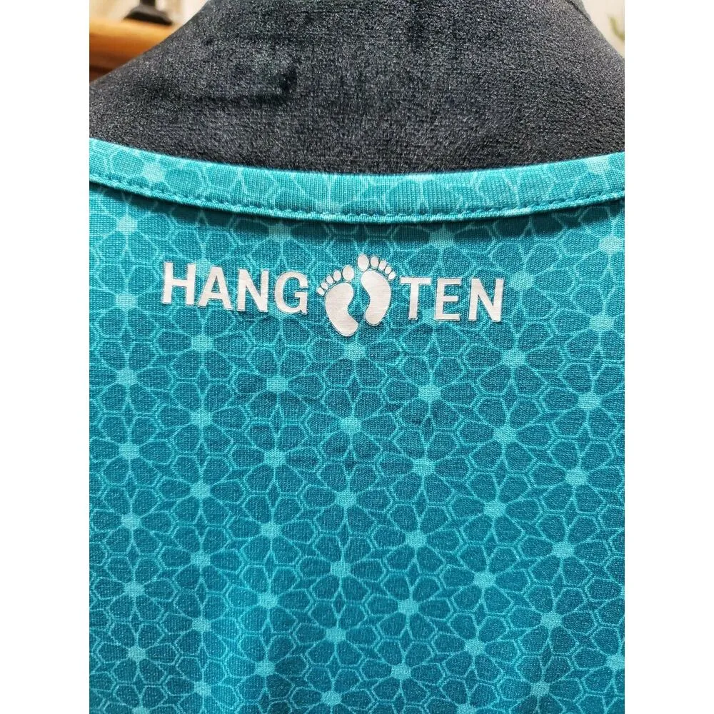 Hang Ten Women's Blue Polyester Round Neck Long Sleeve Casual Shirt Size 2XL - Image 8