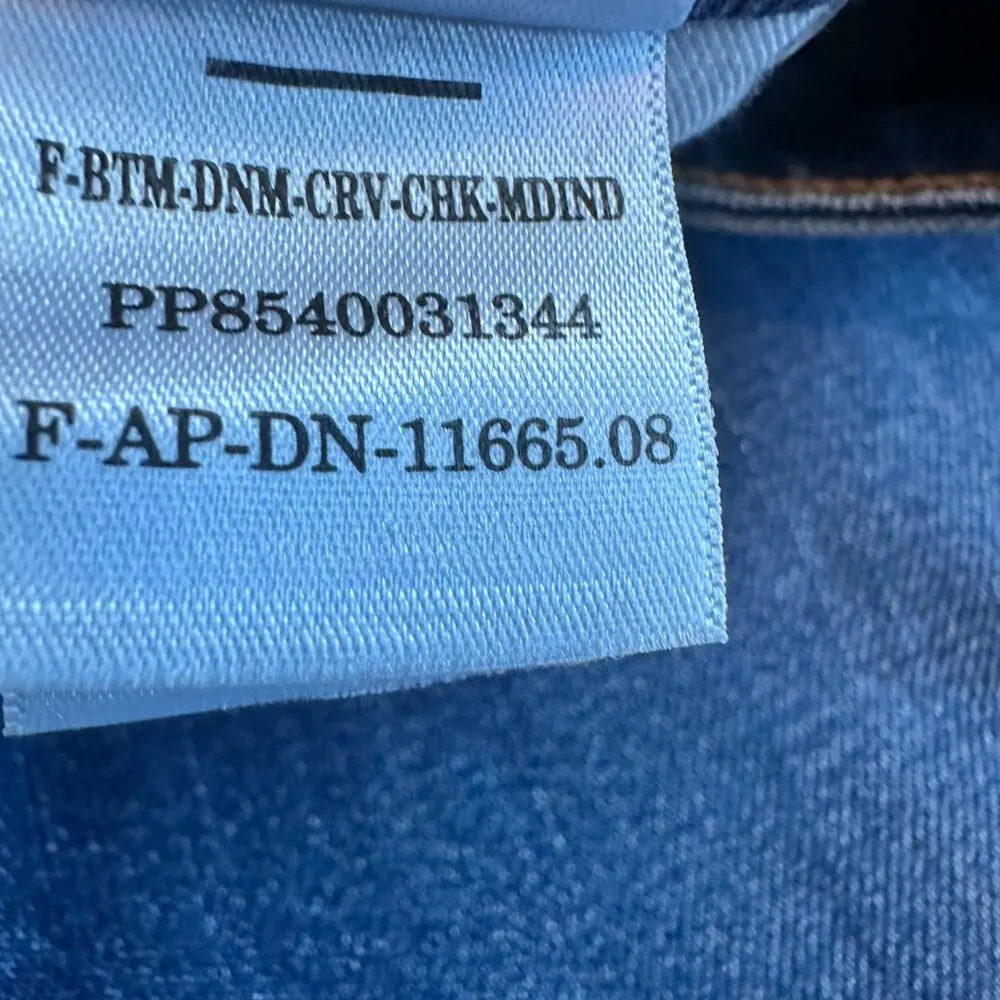 Everlane The Curvy Cheeky Jeans Dark Wash Straight Leg Organic Cotton Size 29S - Image 12