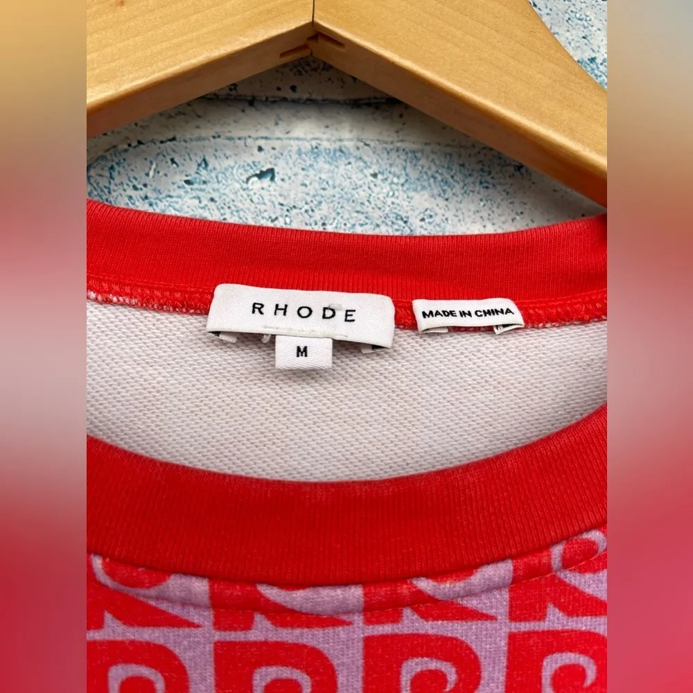 Rhode Resort Sweatshirt size medium Red - Image 3