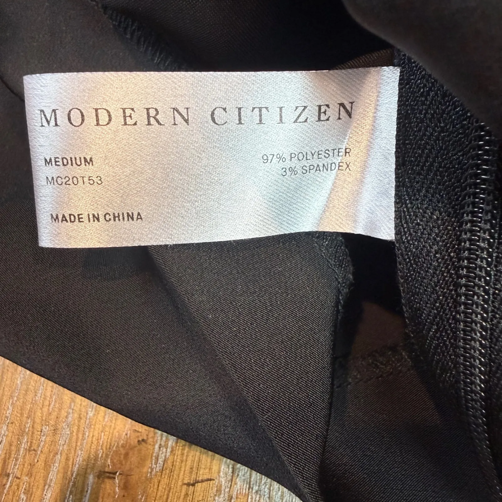 Modern Citizen Peyton Draped One Shoulder Blouse Black Size Medium - Image 6
