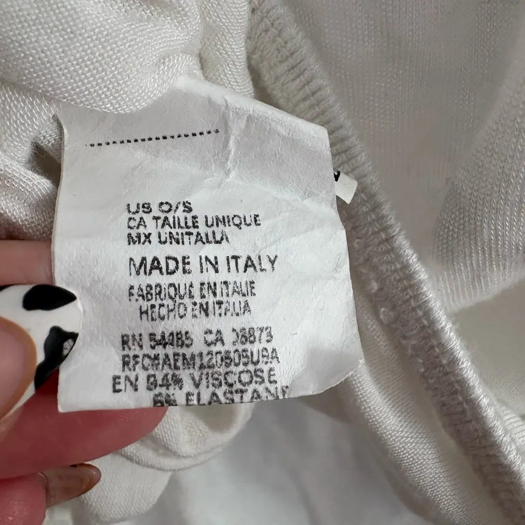 Chic White Women's Blouse with Flared Sleeves Size undefined - Image 4