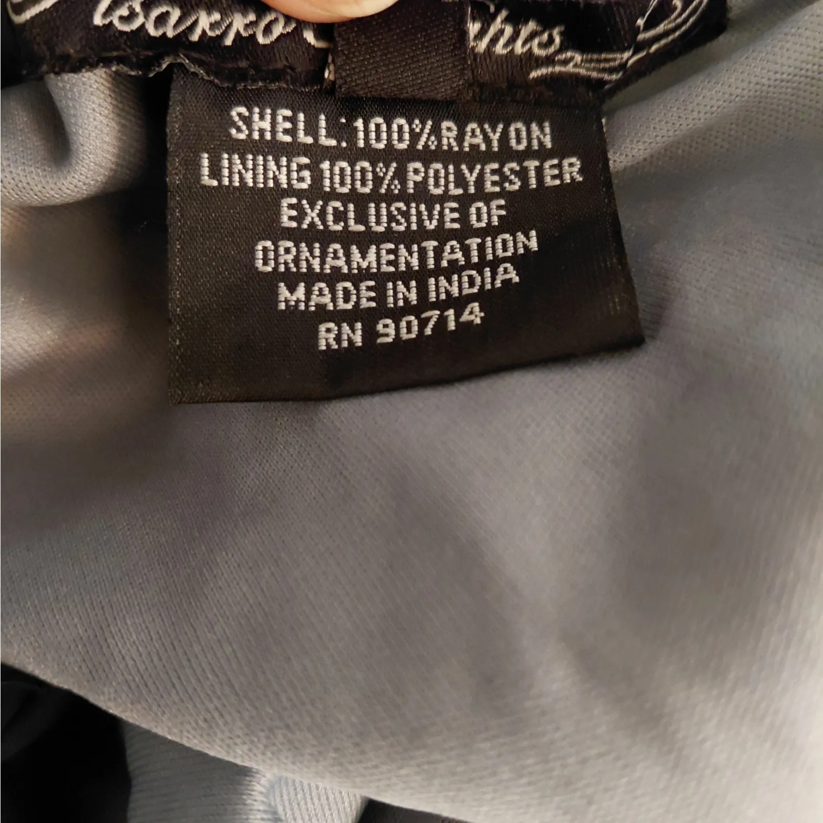 Pisarro Nights Formal Sequin Evening Dress Size 4 Blue Wedding Cocktail Party - Image 15