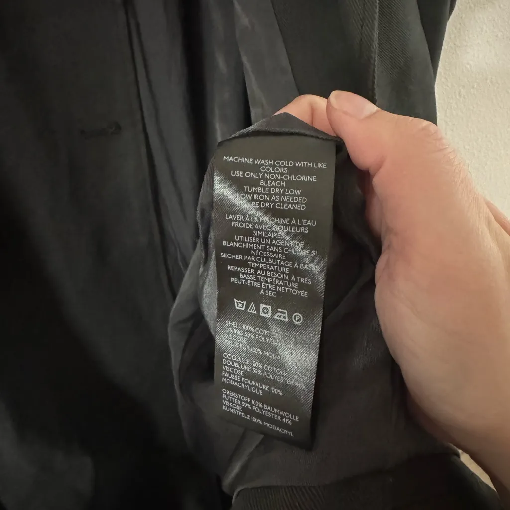 NWT Free People X REVOLVE Need It Trench XS Black - Image 5