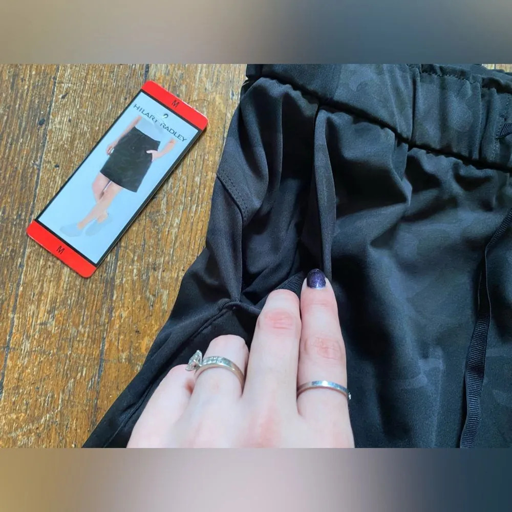 Hilary Radley Black Camo Sport Skirt Size MD NWT - Image 4