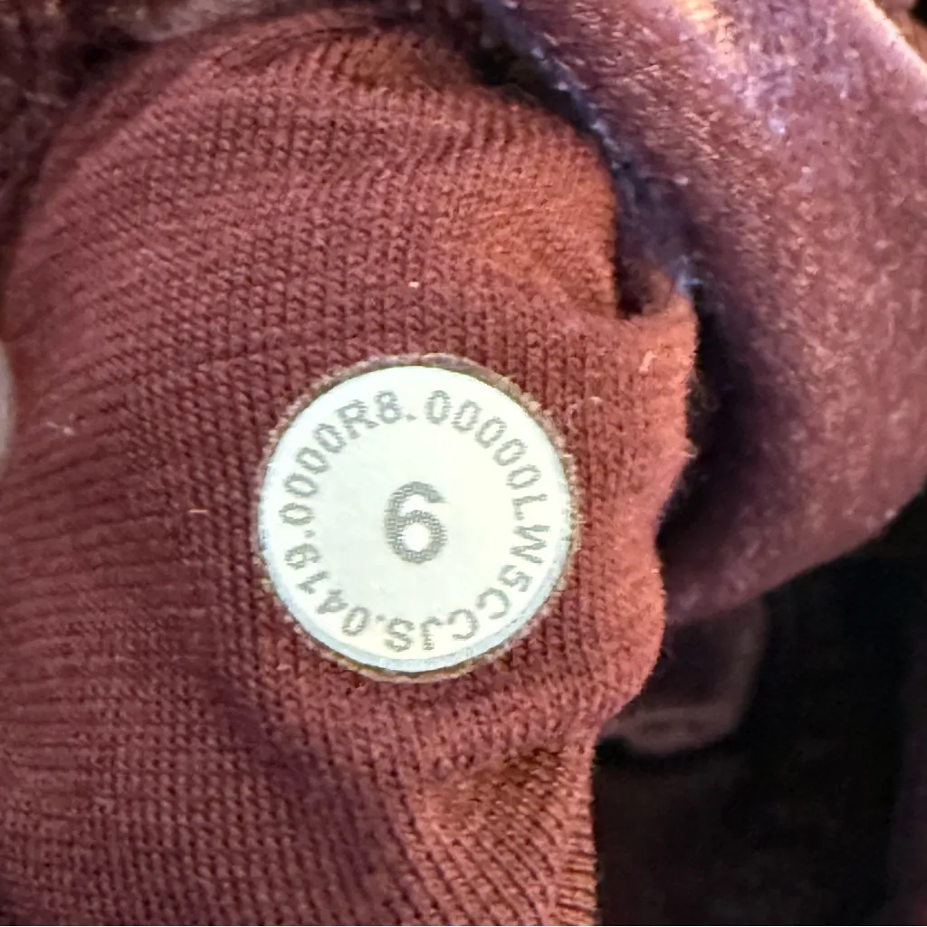 Lululemon Wunder Lounge High-Rise Tight 28" Velvet Garnet Size 6 Burgundy Yoga - Image 14