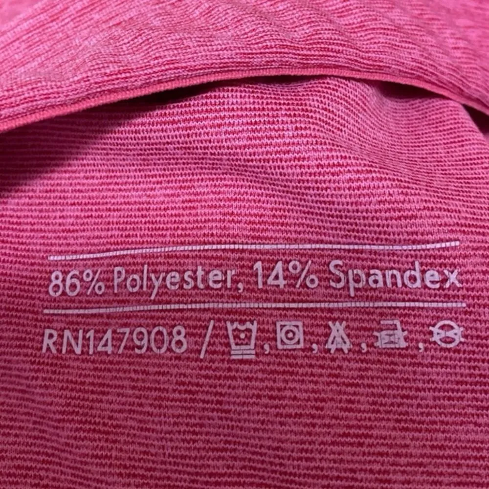 Outdoor Voices Pink Sleeveless Racerback Yoga Athletic Sports Bra Crop Top M - Image 4