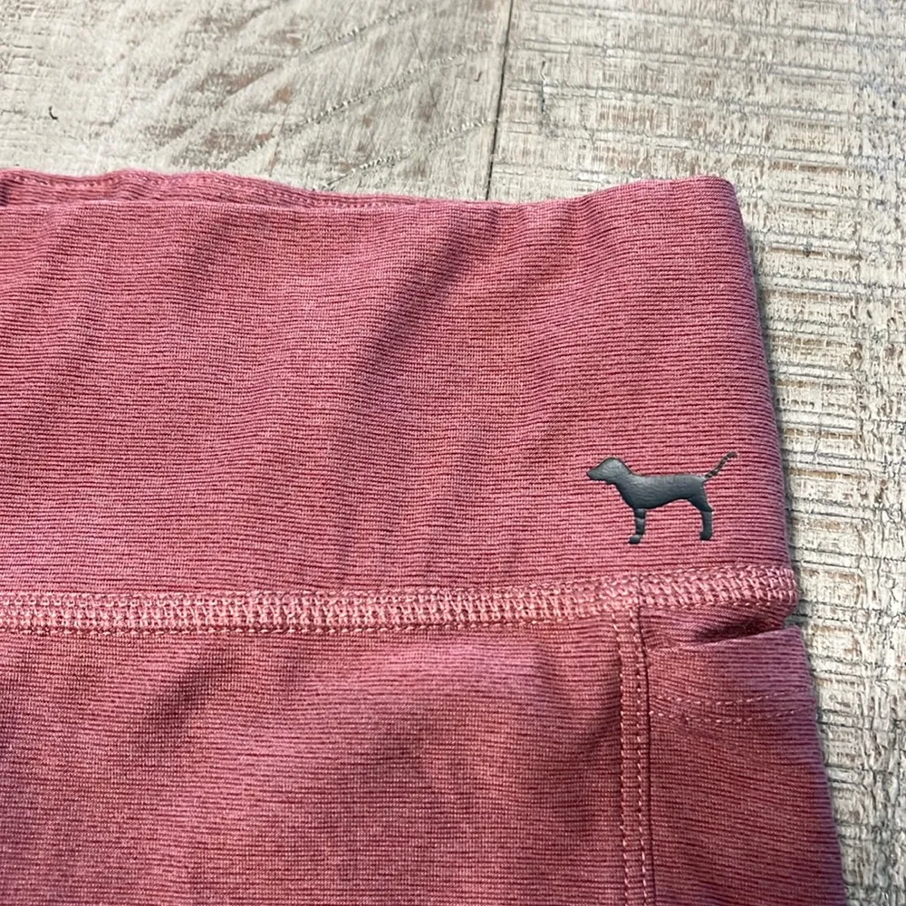 Victoria's Secret PINK Yoga Criss Cross Mesh Leggings Size Medium - Image 3