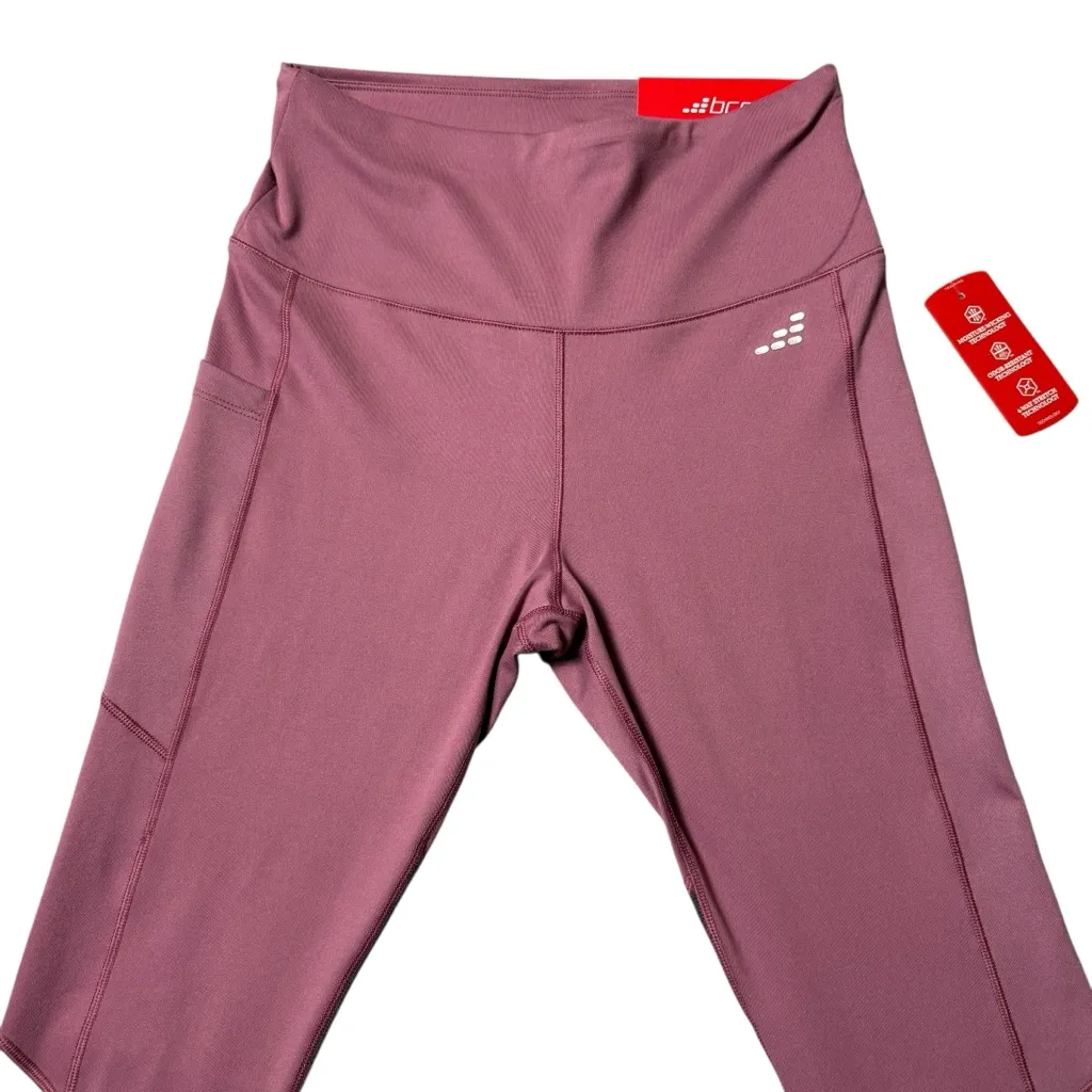 NWT-BCG High Rise 7/8 Pink, Purple, Nude  and Gray Leggings Size Medium‎ - Image 3