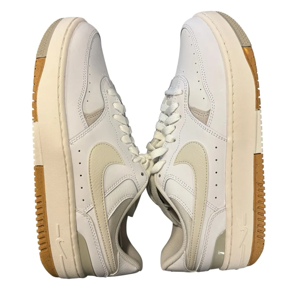 NIB NIKE Gamma Force Sneakers, White/Phantom-Light Bone, Women’s Size 9.5 - Image 5