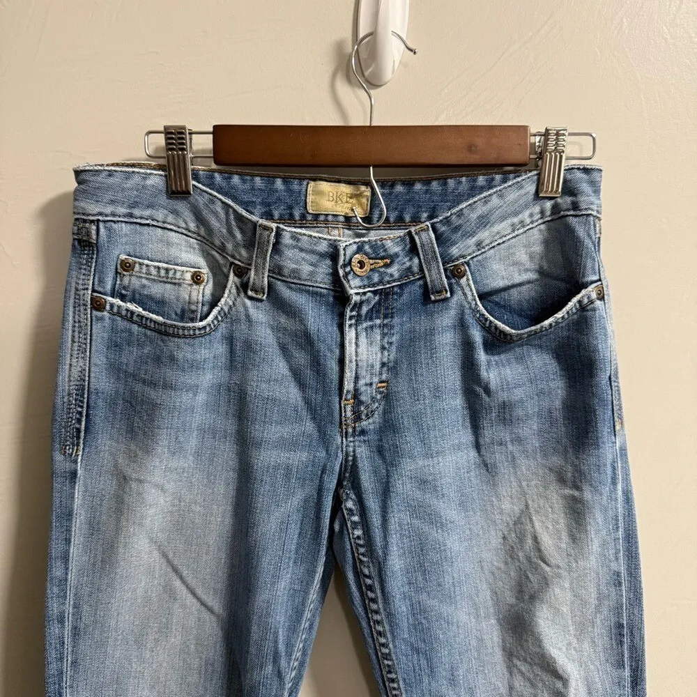 BKE Element 19 Stretch Medium Stone Wash Low Rise Y2K Bootcut 32x33 - Image 2