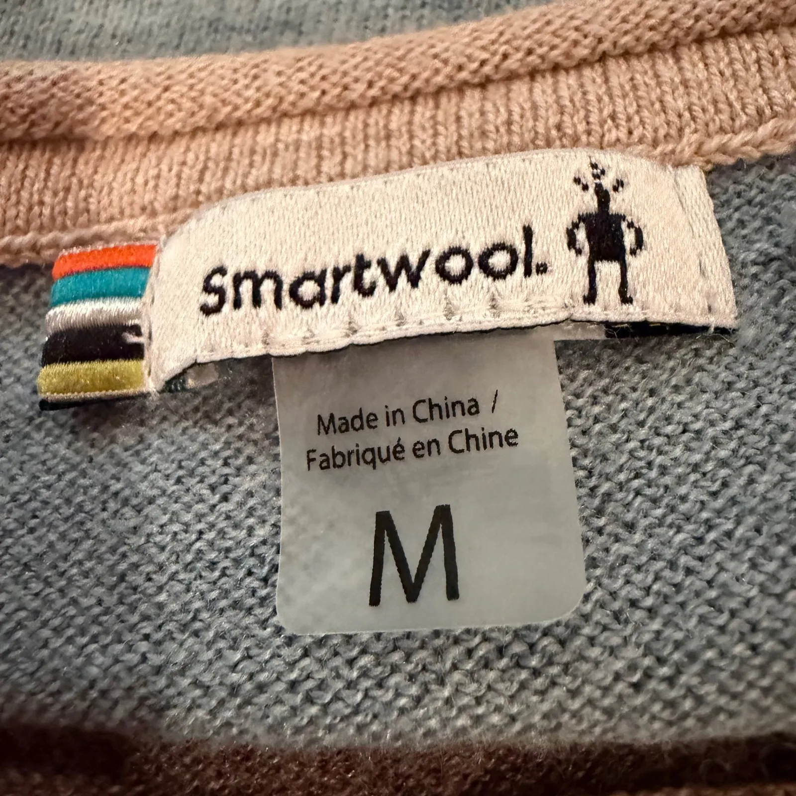 Smartwool Shadow‎ Pine Colorblock Sweater Women's Medium Athleisure Casual Comfy - Image 5