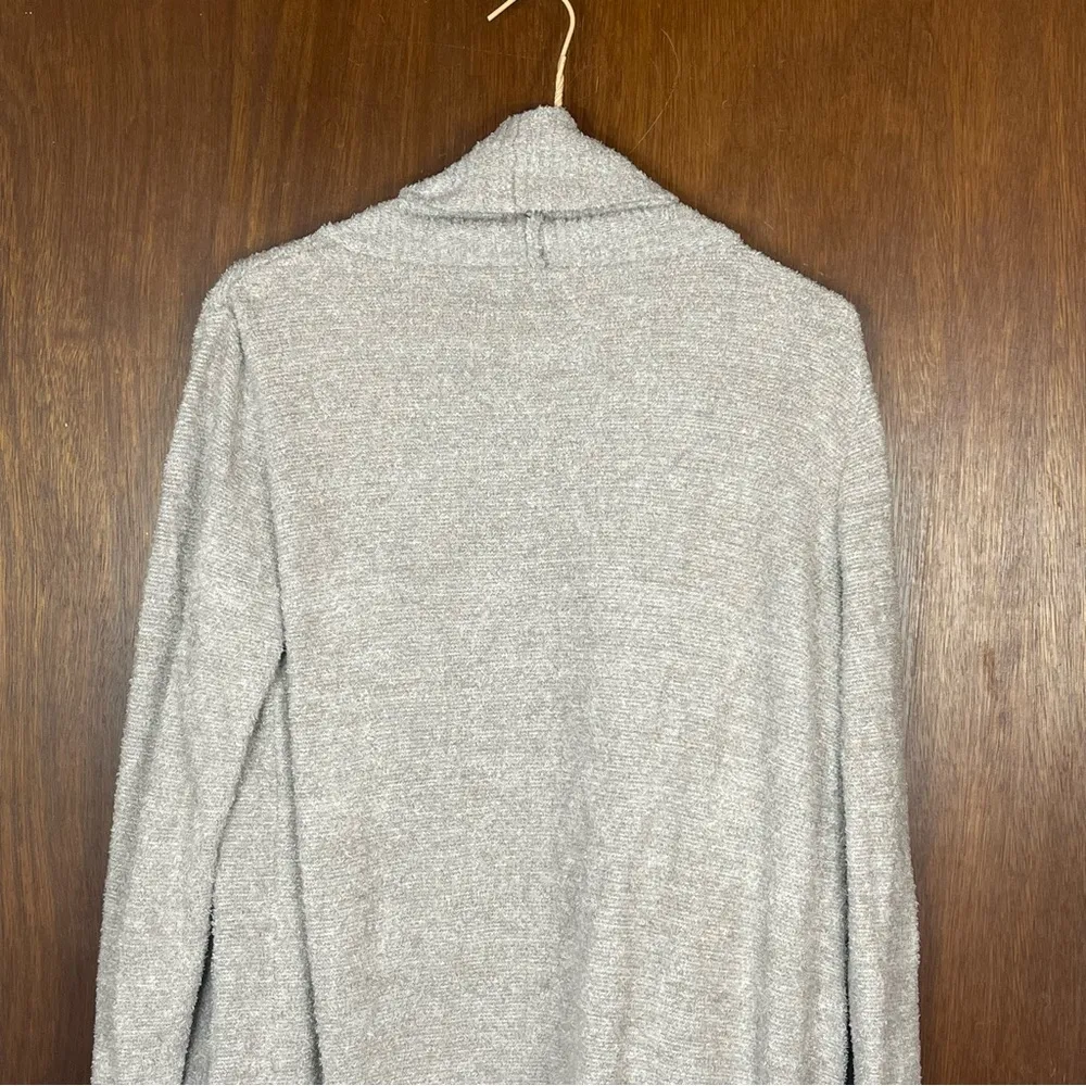 Barefoot Dreams CozyChic Lite Casual Grey Cardigan Size Medium - Image 2