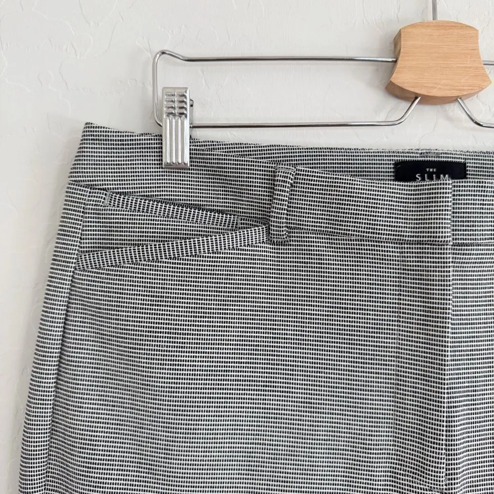 White House Black Market Pants Black Comfort Stretch Slim Ankle Dressy Career 10 - Image 2