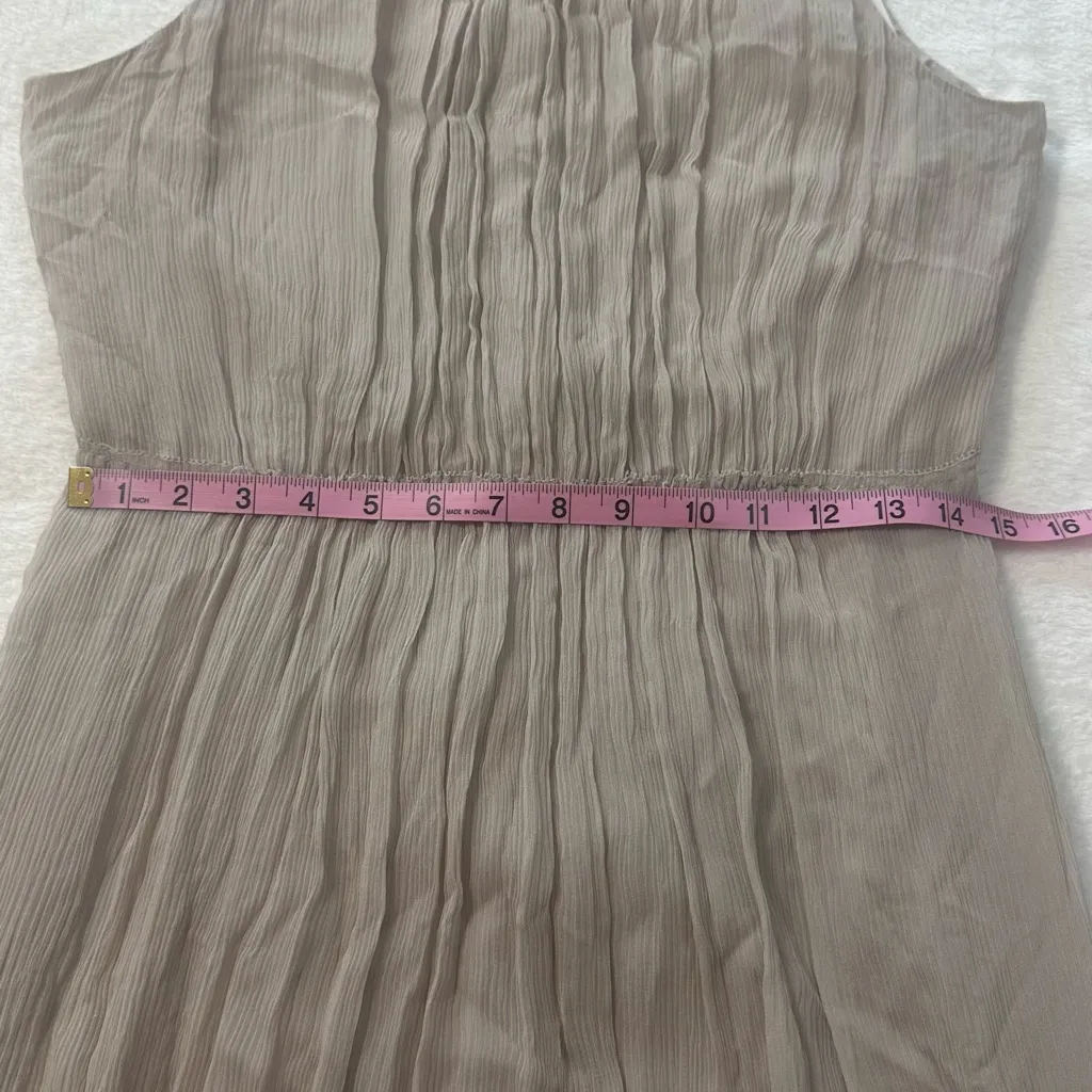 Elie Tahari NWT- $498  100% Silk Demetria Sleeveless Chain-Trim Silk Dress 8 - Image 6