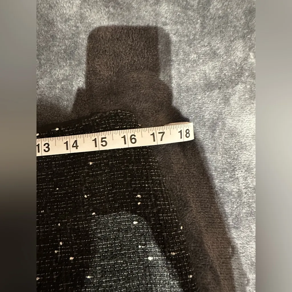 Ann Taylor Charcoal Tweed Pencil Skirt 10 - Image 5