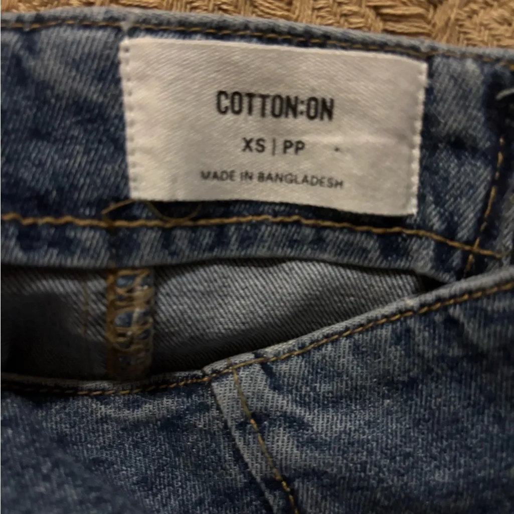 Cotton On Blue Denim Crop Top - Image 5