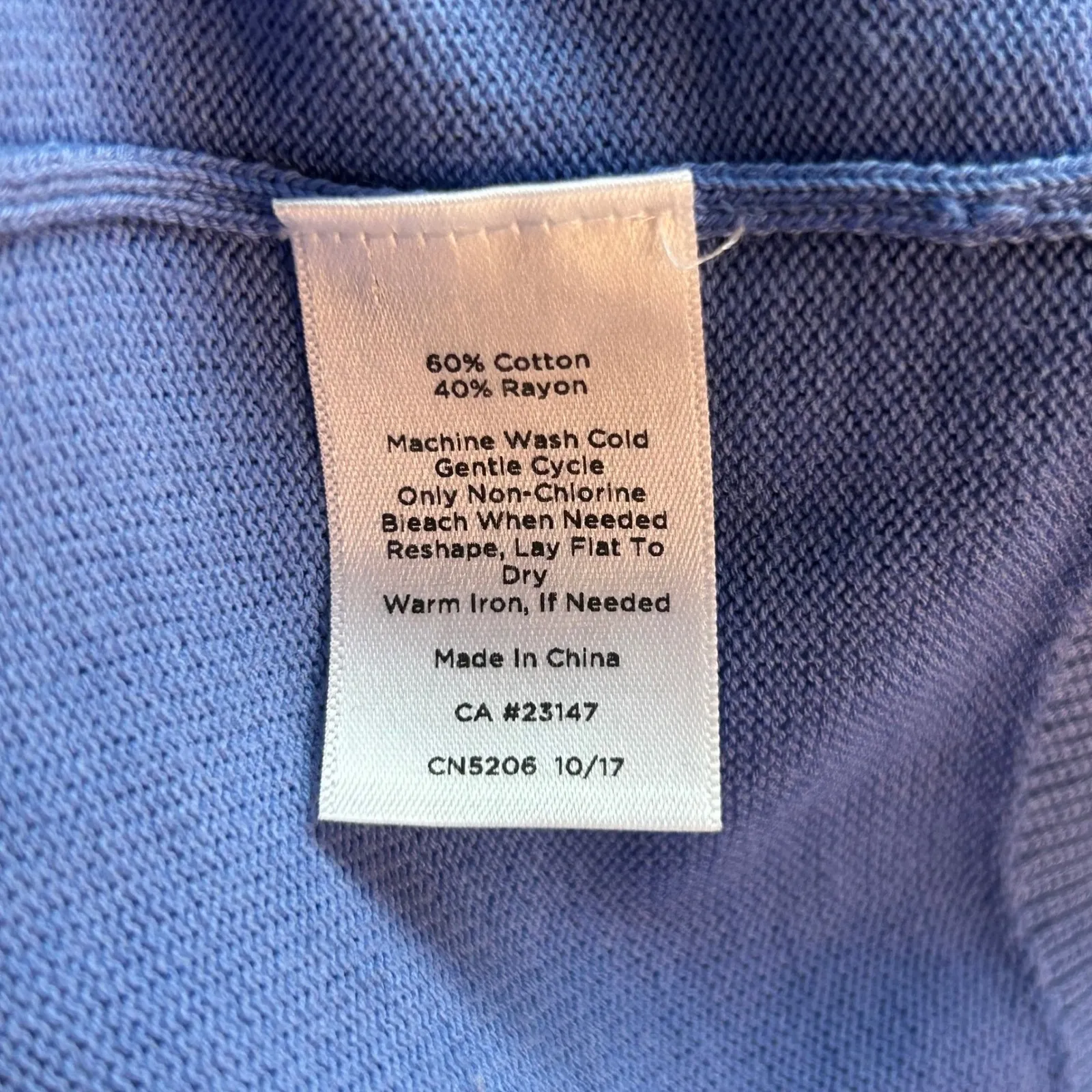 Talbots Cardigan Sweater Blue 3X - Image 7