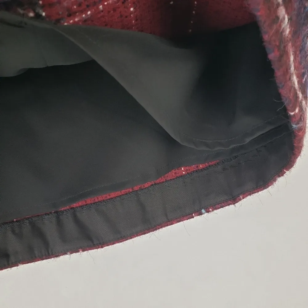 River Island Plaid Mini Skirt Size 2 - Image 5