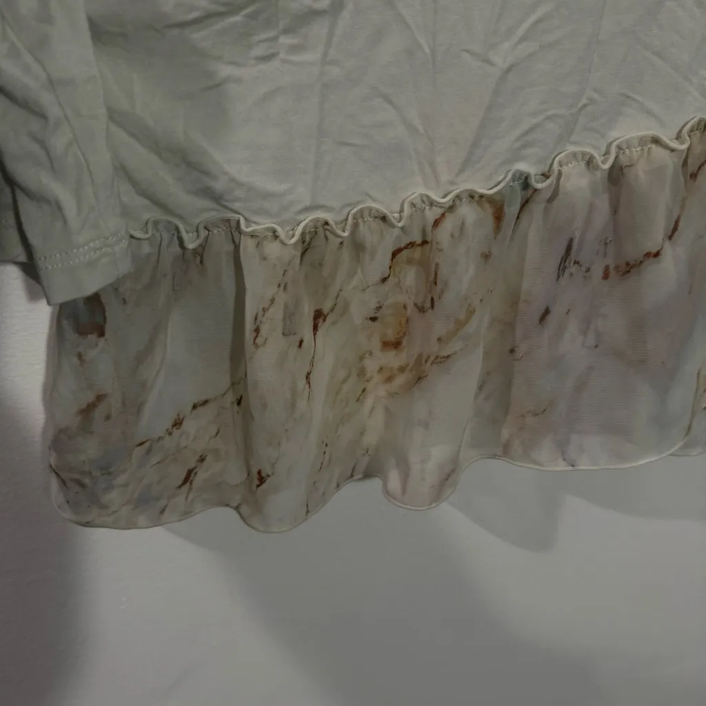 LOGO by‎ Lori Goldstein Rayon Cardigan with Printed Trim A347517 Size 3X - Image 3