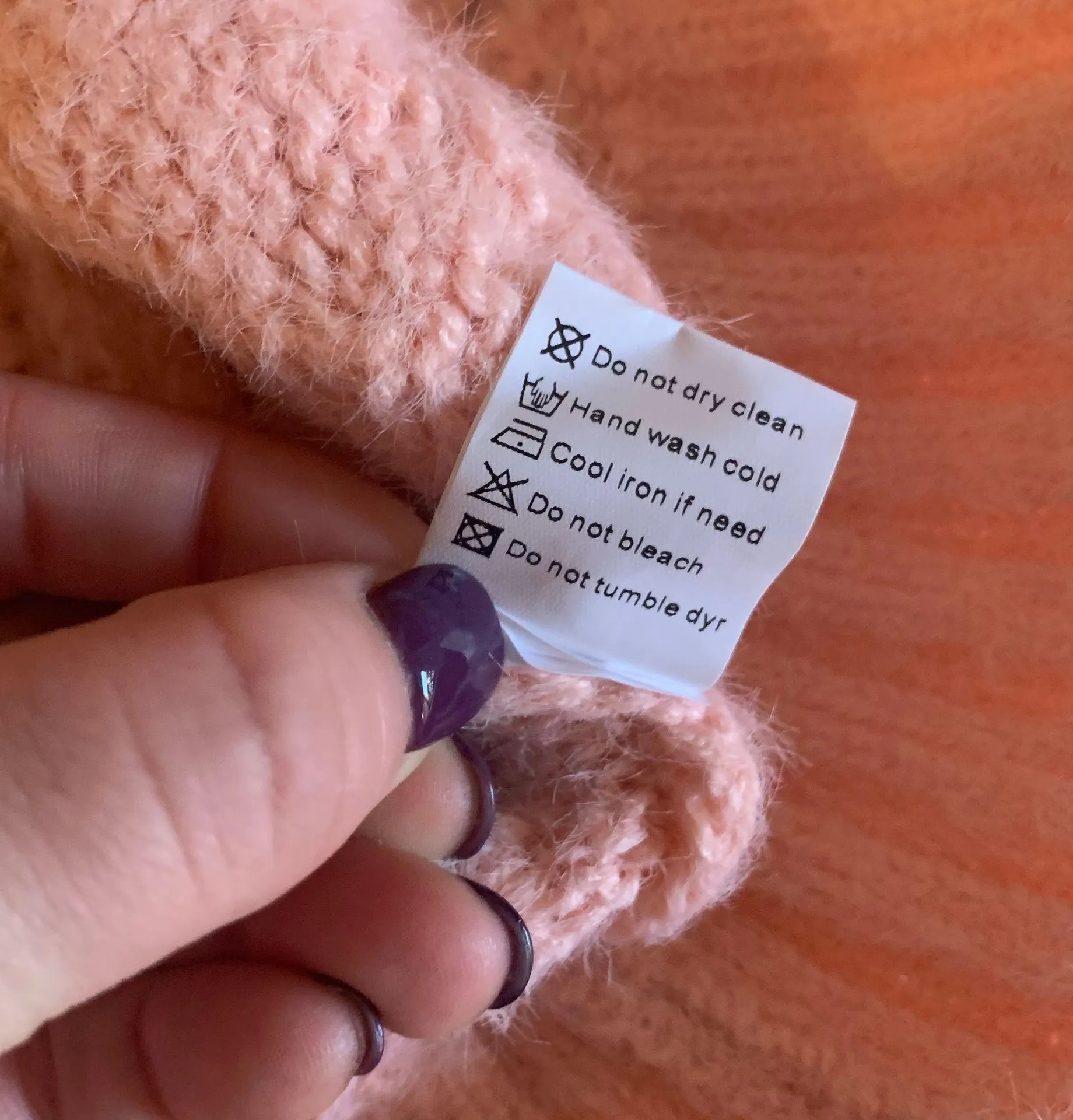 Light Pink Cold Shoulder Sweater - Image 4