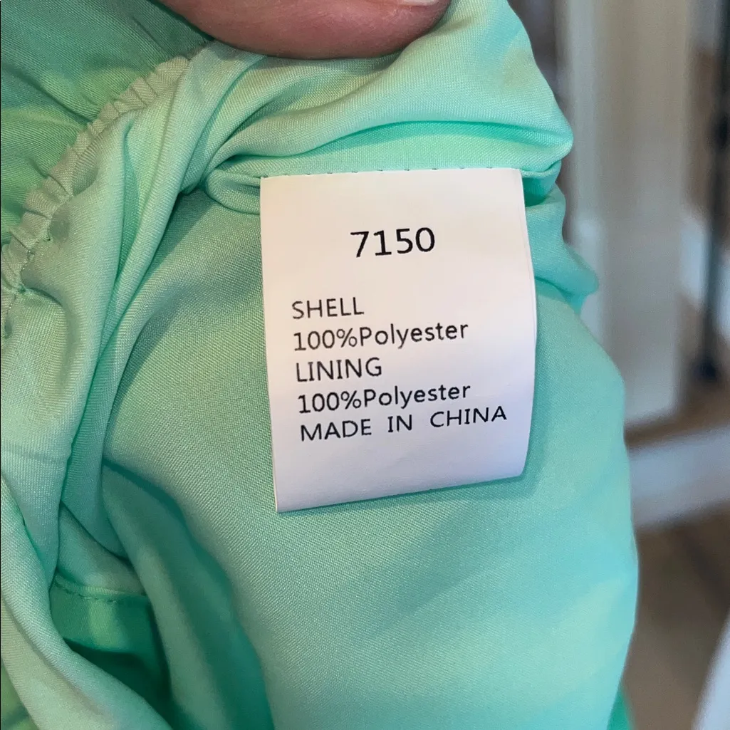 Pretty Garden Mint Green Silky Sleeveless High Neck Bubble Hem Top New - Image 8