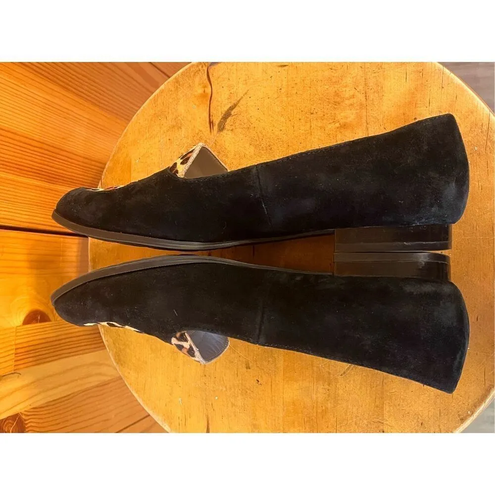 Alfani Step N Flex Zanta2 Loafers Suede Calf Hair Leopard Print Women's 7M - Image 6